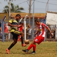 Jogando em seus domínios, o Bom Retiro (vermelho e branco), superou o Corínthians ao fazer o placar de 5 a0 - Foto: @ativalente