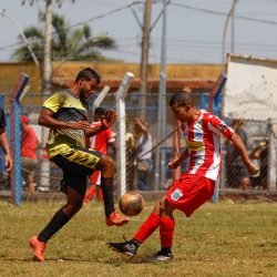 Jogando em seus domínios, o Bom Retiro (vermelho e branco), superou o Corínthians ao fazer o placar de 5 a0 - Foto: @ativalente