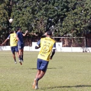 O elenco do Nacional fez neste final de semana treinamento apronto para a partida diante do Paracatú - Foto: Ligeirinho