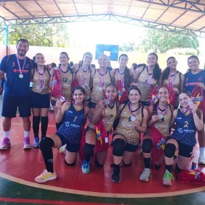 O Colégio Gabarito representou Uberaba no Vôlei Feminino - Foto: Professor Leandro
