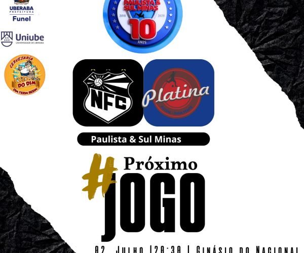 Nacional enfrenta o Platina Futsal em jogo decisivo pela Copa Sul & Minas