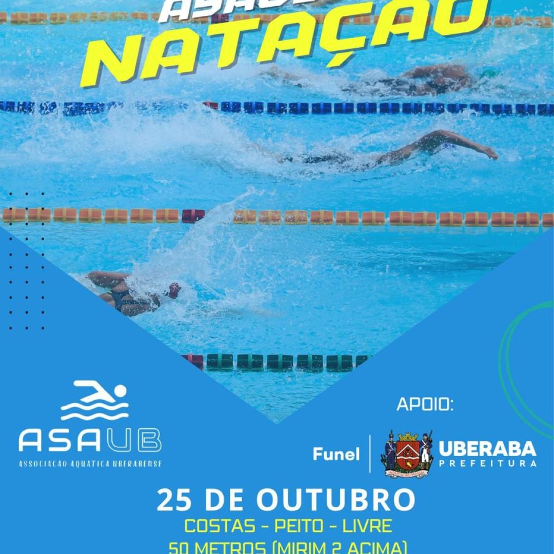Torneio ASAUB de Natação 2025 reúne atletas no Parque Aquático da Funel