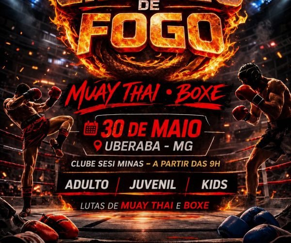 Círculo de Fogo promete agitar Uberaba com grandes lutas de Muay Thai e Boxe