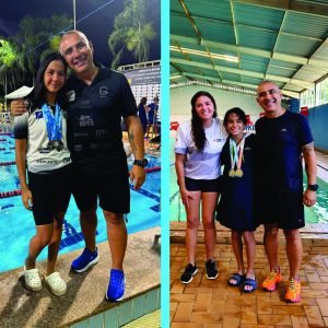 Enzo Sousa e Melina Resende colocam a Funel Uberaba entre os melhores do Brasil na natação