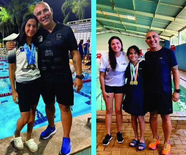Enzo Sousa e Melina Resende colocam a Funel Uberaba entre os melhores do Brasil na natação