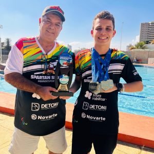 Enzo Pesso brilhou na II Copa Brasil Paradesportiva de Natação - Foto: Mareska Pesso