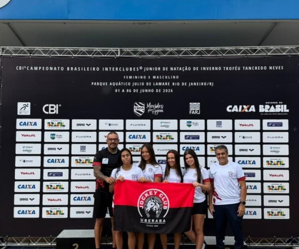 Equipe de Natação do Jockey/Funel - Foto: Divulgação