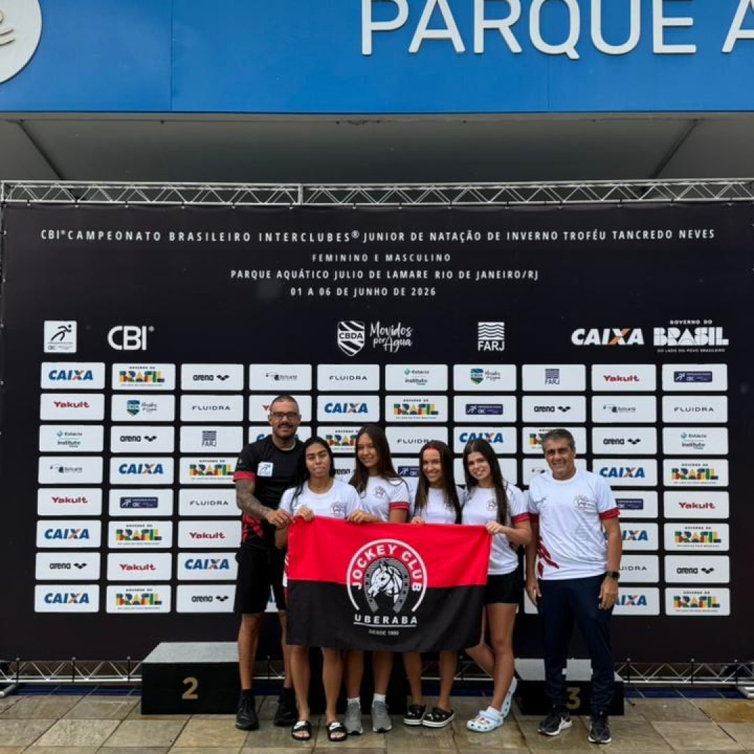 Equipe de Natação do Jockey/Funel - Foto: Divulgação