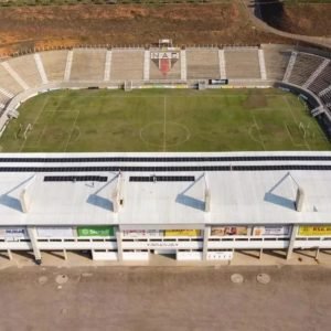 Estádio Soares Azevedo - Foto: MW Engenharia Solar/Divulgação