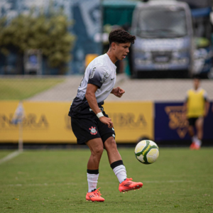 Uberabense Lucas jogando pelo Corinthians - Foto: Divulgação 2024