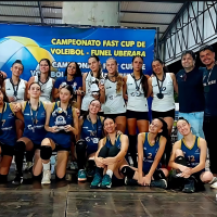 Vôlei do Uirapuru em ação no Fast Cup Uberaba