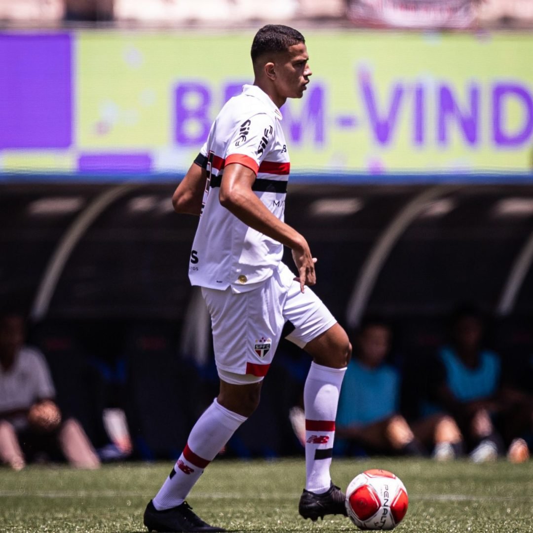 Uberabense Luis Osório pela final da Copa São Paulo de Futebol Jr - 2025 - Foto: Reprodução Instagram do Atleta