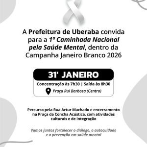 Janeiro Branco – Caminhada pela Saúde Emocional