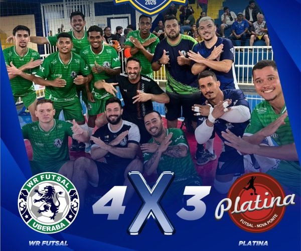WR Futsal/Uberaba supera Platina e garante vaga na final do Campeonato de Nova Ponte