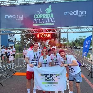 Atletas da Gerolin Engenharia brilharam na Corrida Pela Vida - Foto: Acervo pessoal de Bruna Soraggi