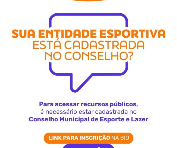 Entidades esportivas precisam se regularizar para acessar recursos públicos