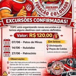 Torcida Furacão Colorado confirma caravanas e promete presença forte nos jogos do Uberaba Sport Clube no Módulo II