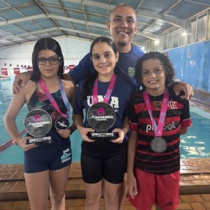 Atletas uberabense mais muma vez são destaque na natação - Foto: Acervo de fotos dos pais dos atletas