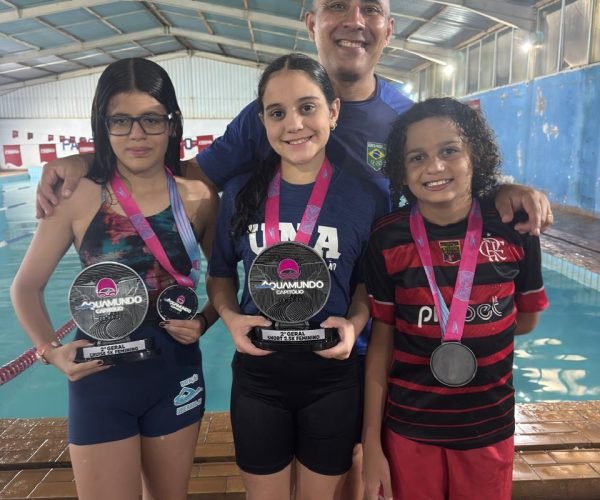 Atletas uberabense mais muma vez são destaque na natação - Foto: Acervo de fotos dos pais dos atletas