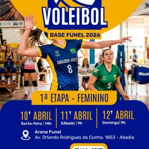 Circuito Uberaba de Voleibol de Base começa nesta sexta-feira na Arena Funel