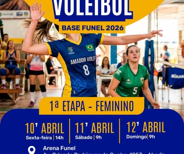 Circuito Uberaba de Voleibol de Base começa nesta sexta-feira na Arena Funel