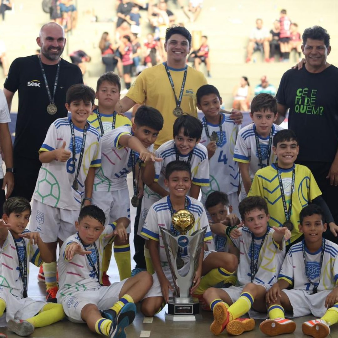 SESC Uberaba Campeão do Copavale Futsal do Futuro