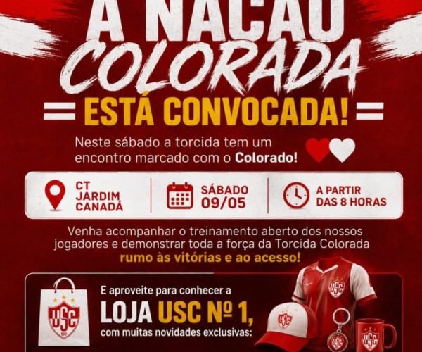 Uberaba Sport Club abre CT à torcida e intensifica mobilização rumo ao Módulo II 2026
