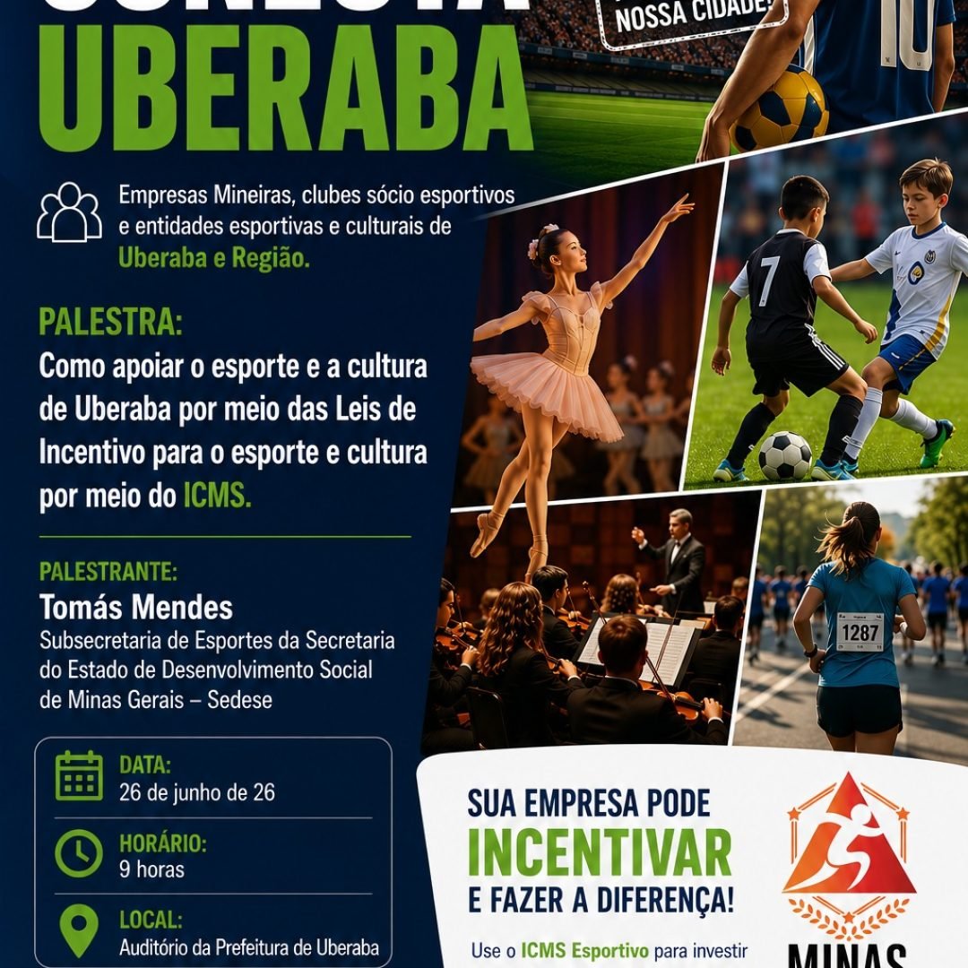 Conecta Incentivo Uberaba apresenta oportunidades de investimento no esporte