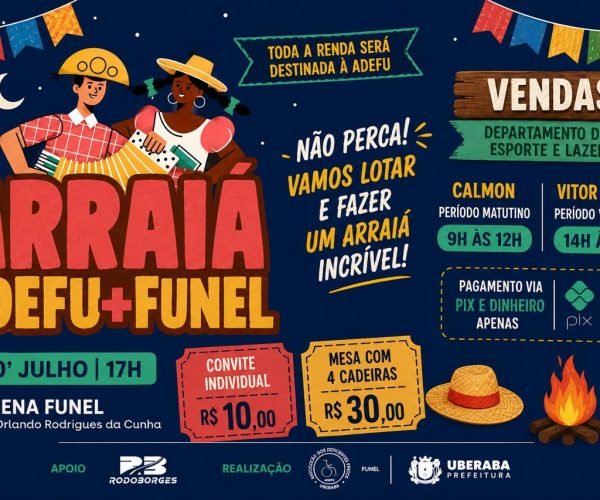 FUNEL e ADEFU promovem Arraiá beneficente e mobilizam comunidade para grande festa junina