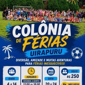 Colônia de Férias no Uirapuru: Diversão, Esporte e Responsabilidade