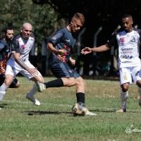 Pelo Amadorão Módulo A o Vila Nova (branco) recebeu o Atlético Abadiense em seus domínios e conquistou bela vitória pelo placar 3 a 0 - Foto: Ricardo Titta - @ativalente