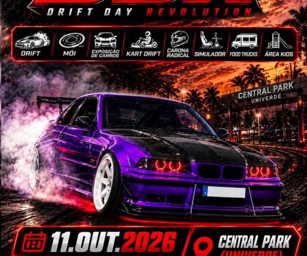 Drift Day Revolution acelera o automobilismo em Uberaba no dia 11 de outubro
