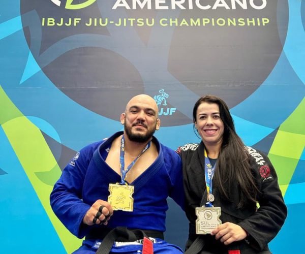Romes Ramos e Ariana Lua no Sul Americano de Jiu Jitsu 2024