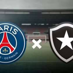 O Botafogo busca mais uma vitória no Mundial de Clubes diante da fortíssima equipe do PSG - Foto: Editoria de Artes
