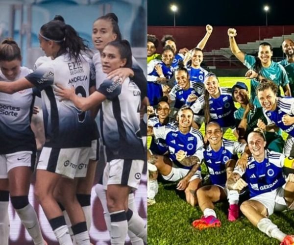 Corínthians (esq) e Cruzeiro travam duelo por vaga na final da Supercopa Feminina - Fotos: Will Anacleto/Corinthians e divulgação/Cruzeiro