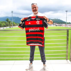 José Boto, diretor de futebol do Flamengo — Foto: Marcelo Cortes / CRF

