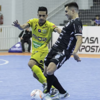 São Lourenço Praia Clube Liga Nacional de Futsal — Foto: Rodrigo Rosaneli