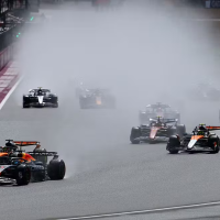 Largada do GP da Inglaterra de F1 — Foto: Mark Thompson/Getty Images

