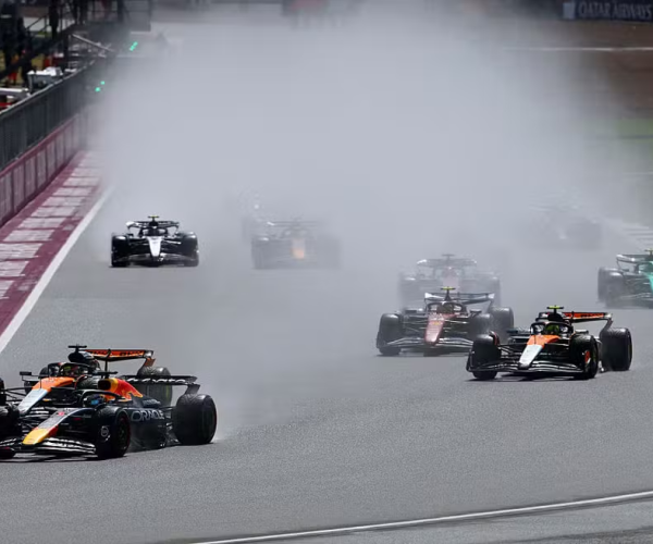 Largada do GP da Inglaterra de F1 — Foto: Mark Thompson/Getty Images

