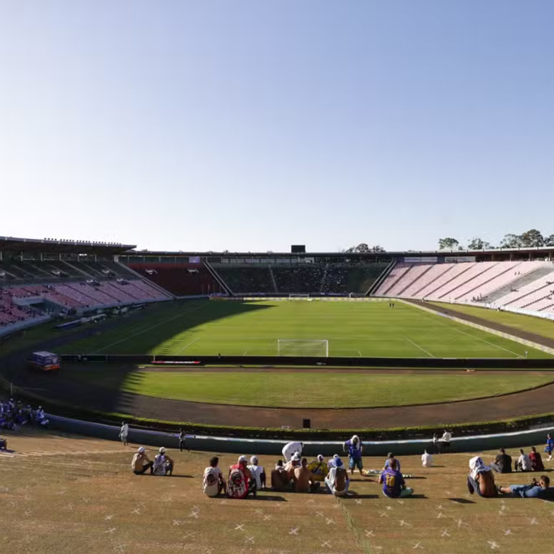 Parque do Sabiá antes de jogo entre Cruzeiro e Atlético-MG no Brasileirão de 2023 — Foto: Staff Images/Cruzeiro

