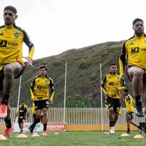 Atlético treina em Cusco antes da estreia na Copa Sul-Americana - foto: Pedro Souza/Atlético