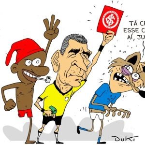 Chargista Duke brinca com expulsão de jogador do Cruzeiro