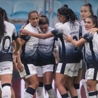 As Bravas da Fiel, passam pelo Grêmio e seguem para a semifinal da Supercopa do Brasil Feminina, onde enfrentarão o Cruzeiro - Foto: Will Anacleto/Corínthians