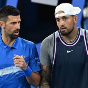 Djokovic e Kyrgios em Brisbane - Foto: divulgacao