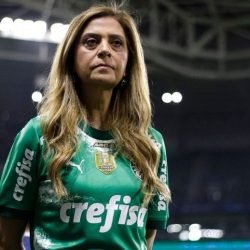 Leila Pereira, presidente do Palmeiras Vinicius Nunes/Agencia F8/Gazeta Press