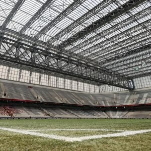 Ligga Arena, Estádio do Athletico/PR que utiliza a gramado sintética - Foto: Vítor Silva/Botafogo
