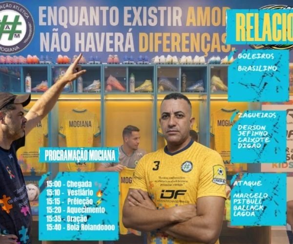 Mogiana confirma relacionados para jogão contra o Jockey Club pelo categoria Master