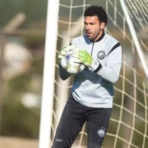 Goleiro Tiago Braga no Itabirito