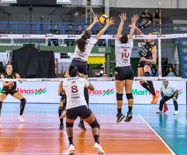 O Praia Clube vence o Mackenzie em sua terceira vitória seguida na Superliga Feminina de Vôlei - Foto: Bruno Cunha/Praia Clube
