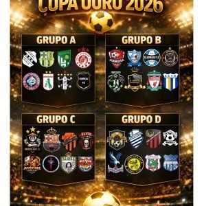 Copa Ouro 2026 tem grupos definidos e formato promete disputa intensa até a final